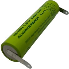 Store 1.2 V Tıraş Makinesi Pili Bataryası 1000 Mah Aaa Ince Pilden Puntalı