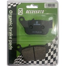 ACCOSSATO ORGANİK FREN BALATASI ARKA YAMAHA XMAX 250 2014-2017 34