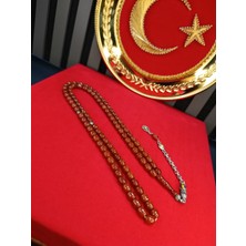 Anemore Collection 99'lu Sıkma Kehribar Tesbih