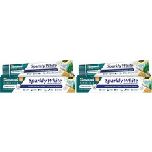 Himalaya Since 1930 Işıltılı Beyazlık Bitkisel Beyazlatıcı Diş Macunu, Florürsüz, Parabensiz, Bitkisel Enzim, 75 ml 2li Paket