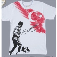 Candys Bebe Çocuk  Için  Atatürk  Desenli  Çok  Şık  Tshirt...
