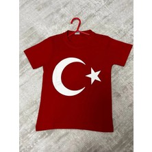 Keskin Kardeşler 23 Nisan 19 Mayıs 10 Kasım Ay Yıldız Baskılı T-Shirt