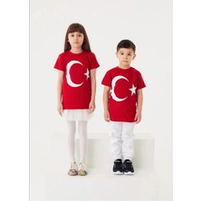 Jeliboom Ay Yıldız Baskılı Unısex T-Shırt