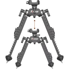 Vector Optics Vector Rokstad Fma Fmab-4 11-23CM Pan&tılt Bıpod (Sağ-Sol-Yukarı-Aşağı Ayarlı)(Pikatini Mlok Arca Ray Uyumlu)