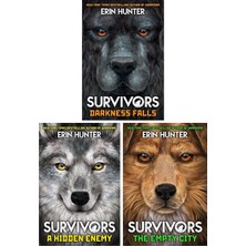 Erin Hunter Survivors Serisi 3 Kitap Koleksiyon Seti (Karanlık Düşüyor, Gizli Düşman, Boş Şehir)