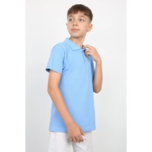 Wikimiki Polo Yaka Basic Kısa Kollu Çocuk T-Shirt