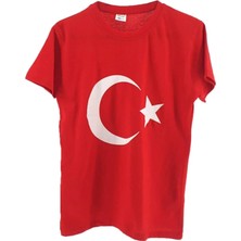 Galaksim Store Ay Yıldızlı Unisex Çocuk Tişört 5-14
