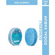 Volkan Ates Natural & Beauty Kolajen Süngerli Doğal Sabun 150 gr