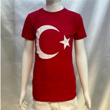Seçkin Kids Çocuk Unisex Ay Yıldız Bayrak T-Shirt 23 Nisan