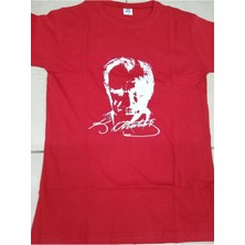 Burutekin Atatürk Baskılı Tişört,mavi Gizli Tshirt(Mavi)