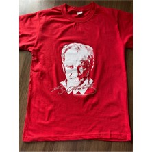 Ümiteks Kırmızı Atatürk Baskılı T-Shirt 12 Yaş