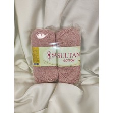 Sultan Cotton Pudra Pembe El Örgü Ipi 100GR. - 175MT. (2 Adet) - (Amigurumi Ipi) Renk: 07