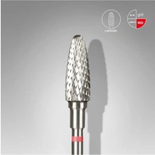 Staleks Sert Alaşım Mısır Freze, Kırmızı, Çap 5 mm / Çalışma Kısmı 13 mm FT90R050/13