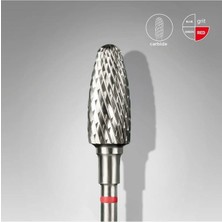 Staleks Sert Alaşım Mısır Freze, Kırmızı, Çap 6 mm / Çalışma Kısmı 14 mm FT90R060/14