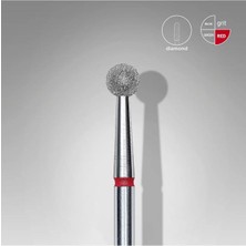 Staleks Elmas Küre Freze, Kırmızı, Çap 4 mm FA01R040