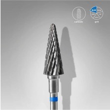 Staleks Sert Alaşım Koni Freze, Mavi, Çap 6 mm / Çalışma Kısmı 14 mm FT71B060/14