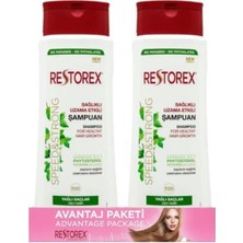 Restorex Canlandırıcı Etkili Şampuan 2x500 Ml Yağlı Saçlar İçin Sağlıklı Bakım