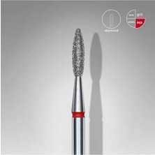 Staleks Elmas Alev Freze, Kırmızı, Çap 2,1 Mm, Çalışma Kısmı 8 mm FA10R021/8