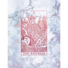 The Empress: College Ruled Journal | 8.5 x 11 A4 Notebook | Radiant Moon Stone Marble And Rose Gold Tarot Card - 150 College Ruled Lined Pages ... Gold - College Ruled Composition Notebook)