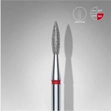 Staleks Elmas Sivri Alev Freze, Kırmızı, Çap 2,1 Mm, Çalışma Kısmı 8 mm FA11R021/8