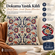 Kapadokya Hediyelik Dokuma Osmanlı Çini Motifli Yastık Kılıfı