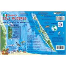 Franko Maps Isla Mujeres Resif Creatures Guide For Scuba Derinlik And Snorkelers