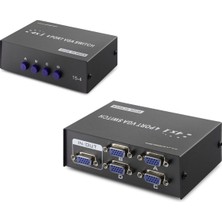VGA Switch 4 In 1 Out 54 Mhz - Siyah HDX1329 Midastech