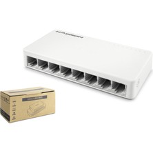 Gigabit Ethernet Switch 8 Port - Beyaz HDX1365 Midastech