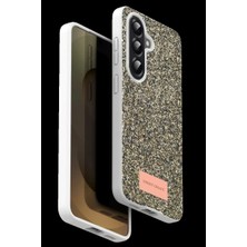 Bezos Onegif Samsung Galaxy A17 5g Uyumlu Bright Simli Kapak - Gold