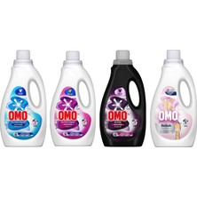 Omo Sıvı Deterjan 1500 ml Beyazlar-Siyahlar-Renkliler-Bebek 4 Lü Karma Paket
