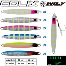 Wily Colix Jig 40 gr 80 mm Yem