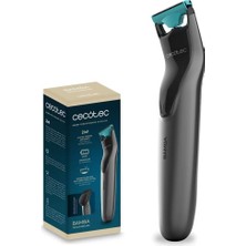 Cecotec Bamba Precisioncare Oneshave 2'si 1 Arada Kablosuz Tıraş Makinesi ve Kesme Makinesi - 45 Dakika Çalışma Süresi, Paslanmaz Çelik Bıçaklar ve Ayarlanabilir Tarak