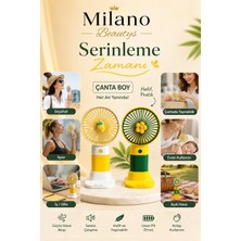 Milano Beautys Meyve Tasarımlı Mini El Masa Fanı 3 Kademeli Sessiz Taşınabilir Vantilatör Karışık Gönderilir