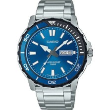 Casio Casıo MTD-125D-2A1 Çelik Kordon Takvimli Klasik Erkek Kol Saati