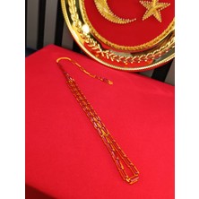 Anemore Collection Ithal Toz Kehribar Tesbih Kesme Kesim Sarı