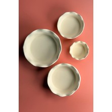 Ceramingo Tart Kase Ham Seramik Bisküvi 12 cm Tekli