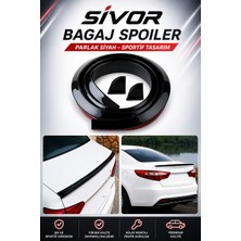 Sivor Chevrolet Hr-V Uyumlu Parlak Siyah Bagaj Spoileri Premium Kalite Sportif Tasarım