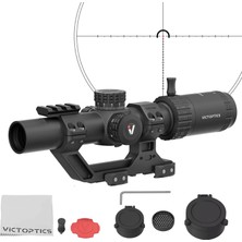Victoptics S6 1-6X24I Fiber Lpvo Sfp Tüfek Dürbünü - 1 Parça Extreme High Picatinny Ar Montaj Kitli OPSL133