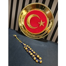 Anemore Collection Altın Varaklı Tesbih Maskot Efe Bilek Boy 14MM