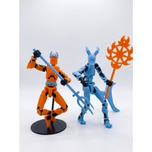 M&D Design Aquaman & Deniz Canavarı Dummy 13 Seti 3D Baskı Hareketli Figür Oyuncak