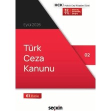 Seçkin Yayıncılık Türk Ceza Kanunu Eylül 2026 (Cep Kitabı)