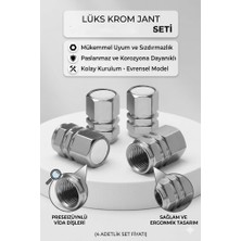 Sivor Citroen Xsarauyumlu Alüminyum Altıgen Sibop Kapağı 4'lü Gri Sibob Kapağı