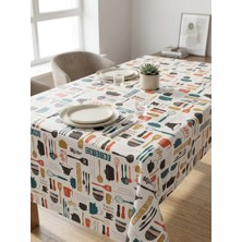 Tiritoğlu Home Leke Tutmaz Masa Örtüsü Modern Desenli