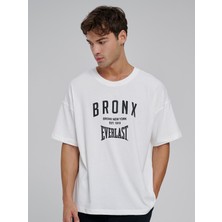 Everlast Bronx Nyc 2.0 Oversize Beyaz Erkek Tişört