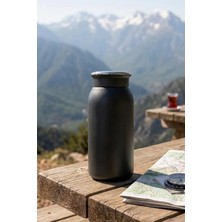 Decopat Black Camp 350 ml Paslanmaz Çelik Termos