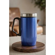 Decopat 240 ml Kapaklı Kulplu Bardak Mug Kahve Çay Termos Bardak Mug