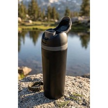 Decopat 550 ml Black Paslanmaz Çelik Termos Matara Özellikli