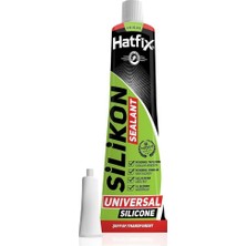 Bijutek Hatfix Tüpte Silikon Sealant - Mükemmel Yapıştırıcı - Esnek - Hızlı Kuruma - Su Geçirmez - Şeffaf 40ML