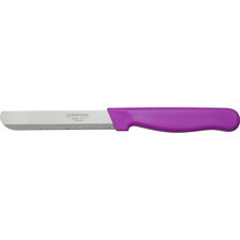 Solingen Micro Tırtıklı Doğrama Bıçağı Pembe Paslanmaz Çelik Malzeme Ergonomik