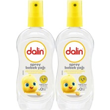 Dalin Sprey Bebek Yağı, 200 Ml, 2'li Paket